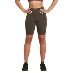 Motivate 8" High-waist Shorts Dark Olive | Str. Xs