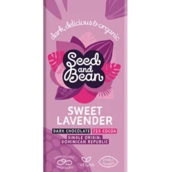 Mørk Chokolade 72% M. Lavendel Økologisk