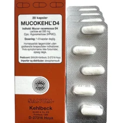 Mucokehl kapsler D4