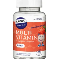 Multivitamin Børn Jordbær