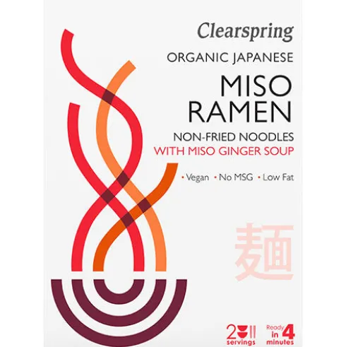 Ramen Nudler M. Miso- & Ingefærsuppe Økologisk