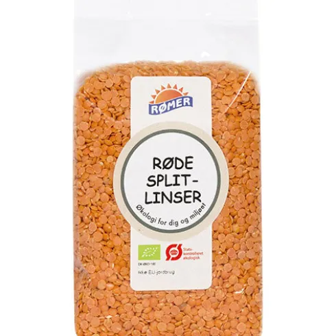 Røde Splitlinser Økologisk