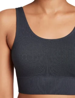 Ribbed Seamless Bra Storm | Str. Xs