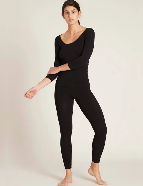 Scoop 3/4 Sleeve Top Sort | Str. L