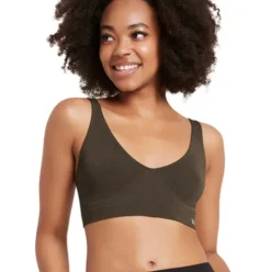 Shaper Crop Bra Dark Olive | Str. Xs