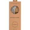 Smoothie Straw silver - bent