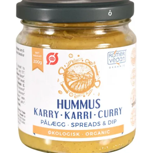 Smørepålæg Hummus Karry Økologisk