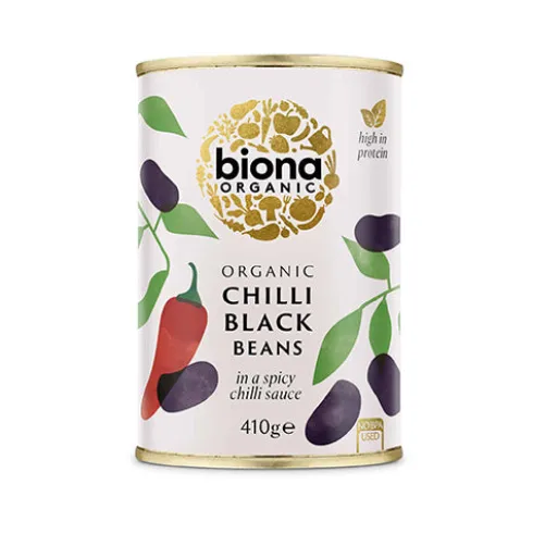 Sorte Bønner M. Chili Økologisk