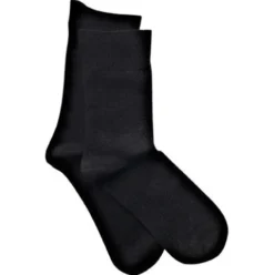 Strømper Bambus Sort | Str. 42-46