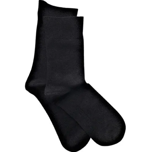 Strømper Bambus Sort | Str. 42-46