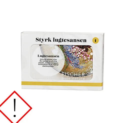 Styrk Lugtesansen Kit 1, 4 X10 Ml Æteriske Olier Eucaluptus Ø, Origanum, Ingefær, Cedertræ
