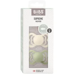 Supreme Silicone Size 2 Ivory/Sage 2 PACK