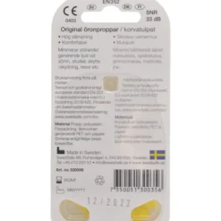 SwedSafe Original Ørepropper 5 par | Str. S