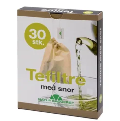 Tefiltre Med Snor Engangsfilter, Ubleget