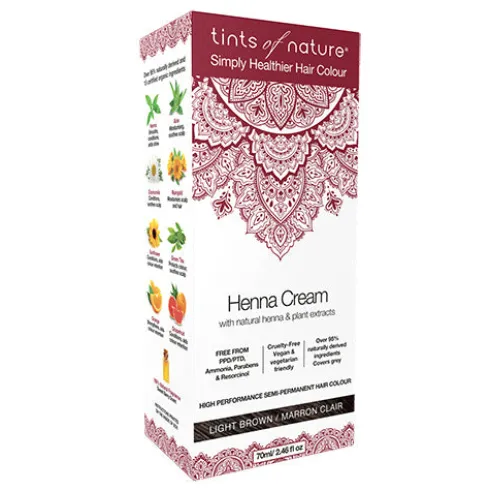 Tints of Nature Henna Hårfarve Creme | Light Brown