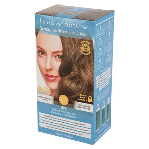 Tints of Nature Permanent Hårfarve | Naturlig Mørk Blond 6N