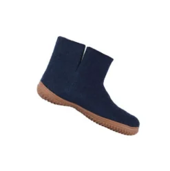 Uldstøvle m. Gummi Sål Blue | 44