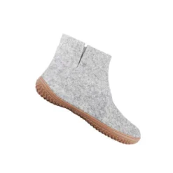 Uldstøvle m. Gummi Sål Light Grey | 46