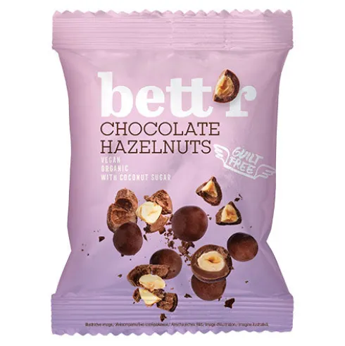 Vegansk Chokolade Økologisk | Hasselnød