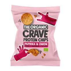 Veganske Protein Chips M. Paprika & Onion Økologisk