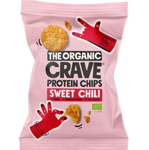 Veganske Protein Chips M. Sweet Chili Økologisk