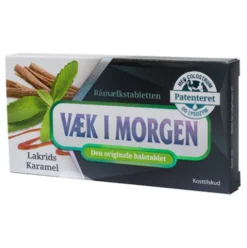 Væk i morgen halstabletter | Lakrids & Karamel