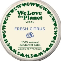 We Love The Planet Deodorant Balm | Fresh Citrus